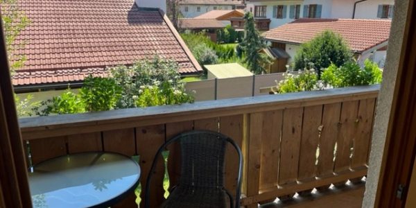 Blick vom Balkon